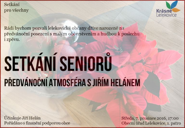 setkání seniorů